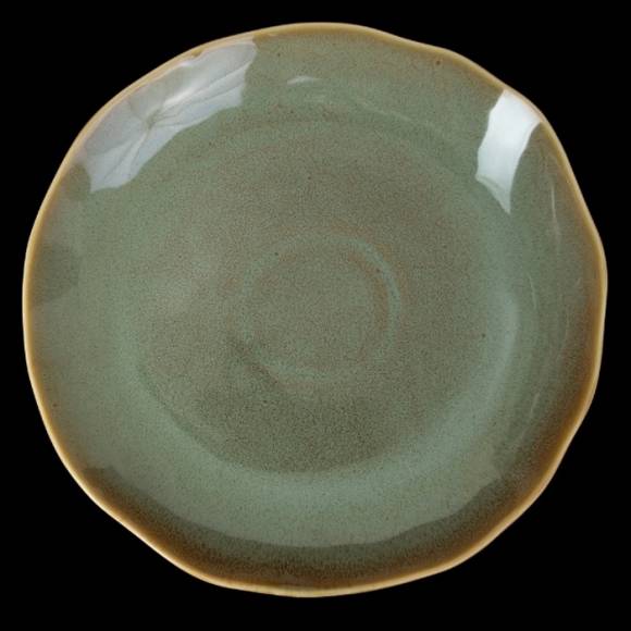 Тарелка мелкая 277мм Corone Primavera зеленая фк1750