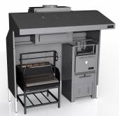 Комплекс Vesta 4. K3-A-M25 (K3, мангал Аргентина, печь-мангал М25) Комплекс Vesta 4. K3-A-M25 (K3, мангал Аргентина, печь-мангал М25)