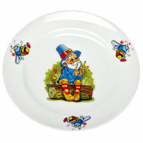 Тарелка мелкая 175мм Лесовичок 4С0480Ф34 4079 /20/