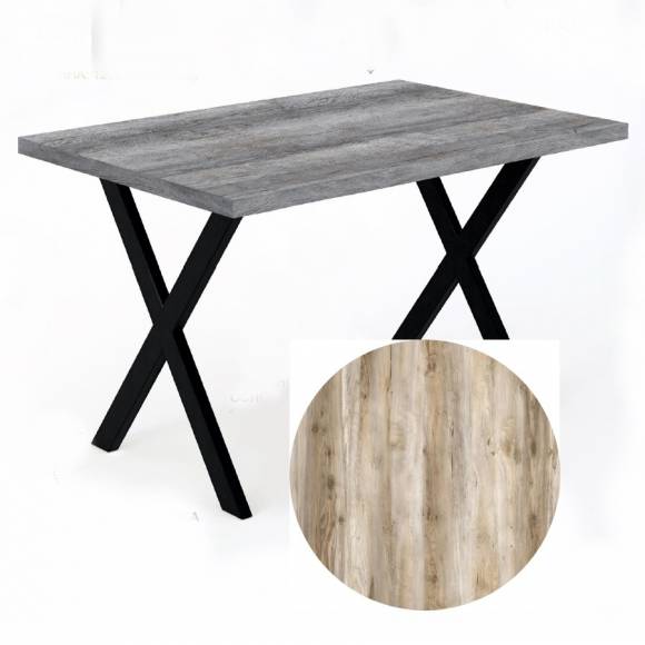 Стол прямой 1200х800х750 Х-образный Клен Каньон Стол прямой 1200х800х750 Х-образный Клен Каньон