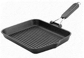 Сковорода-гриль 270х260мм алюминий титан Induction Risoli 0090IN/26T00  04020939