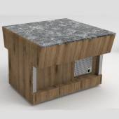 Прилавок холодильный Refettorio (шведский стол островной) RС53BS без полки с охлажд. кварц.поверх. Прилавок холодильный Refettorio (шведский стол островной) RС53BS без полки с охлажд. кварц.поверх.