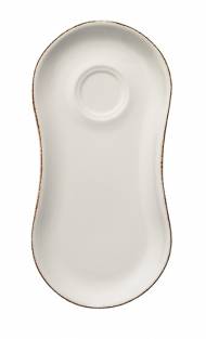 Блюдце для завтрака 250*120 мм фарфор Rita Retro Bonna E100GRM01STB