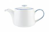 Чайник заварочный 400мл фарфор Banquet Retro Bonna E101BNC01DM синий край