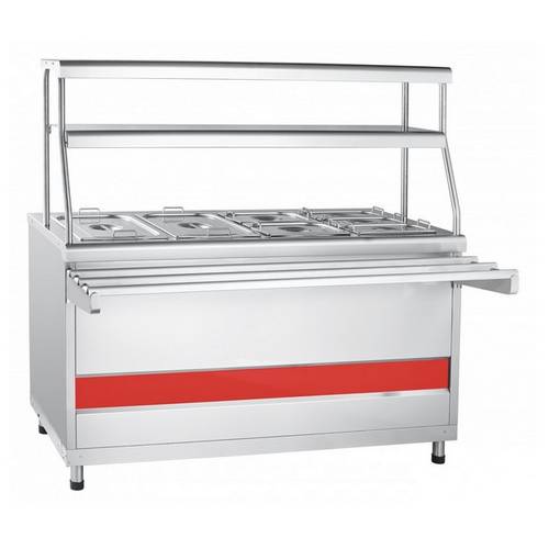 Мармит 2-х блюд ЭМК-70КМ-01 паровой (две подогреваемые полки, подсветка, с гастроемкостями, 1500 мм) Мармит 2-х блюд ЭМК-70КМ-01 паровой (две подогреваемые полки, подсветка, с гастроемкостями, 1500 мм)