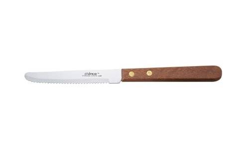Нож для стейка 105/215 ручка дерево КНР K-55W  61783 /1/12/