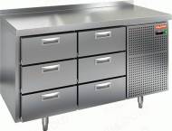 Стол холодильный Hicold GN33/TN 6 ящиков Стол холодильный Hicold GN33/TN 6 ящиков