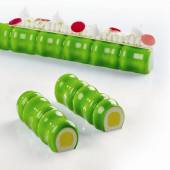 Форма силиконовая PAVOFLEX для пирож. 3D "Бамбук" 360х40мм h38мм, 400мл, 5 ячеек Pavoni PX4318S Форма силиконовая PAVOFLEX для пирож. 3D "Бамбук" 360х40мм h38мм, 400мл, 5 ячеек Pavoni PX4318S