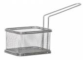 Корзинка для подачи картофеля фри 105х90х65мм с ручкой нерж. QL089-02 кт133 Корзинка для подачи картофеля фри 105х90х65мм с ручкой нерж. QL089-02 кт133