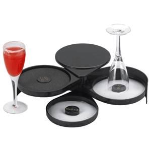 Риммер соль-сахар-сок D=155, H=72,L=200,B=155мм Paderno ппластик черный 44101-03