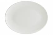 Блюдо овальное 360х280 мм фарфор White Loop Bonna LOPMOV36OV узкая полоска b