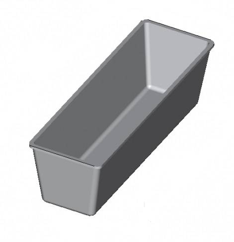 Форма для хлеба Спика 6 Л Тостерная (305х105х92мм) с ручками 6 секций