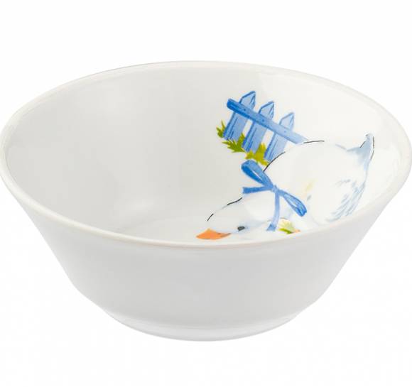 Салатник «Гусята», фарфор, 200мл, D=112,H=44мм, белый 9С1106