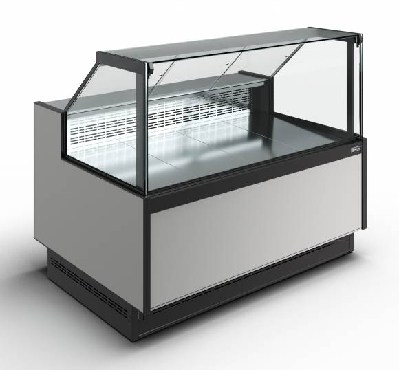 Витрина универсальная Полюс Bavaria 4 GC110 SV 1,5-1 (с боковинами) (версия 2.0) 9006-9005