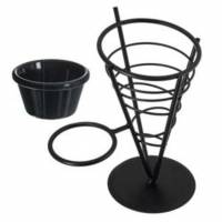 Корзинка конусная д/подачи на подставке метал12,7*23 см P.L.(70370313)