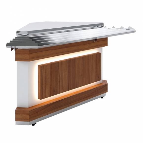 Модуль угловой наружный Eco Wood Luxstahl УН-90 Premium (без направляющих)