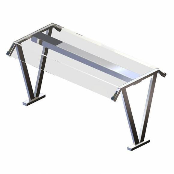 Полка настольная Gastrolux ПН-10.8.53/V/З стекло закаленное