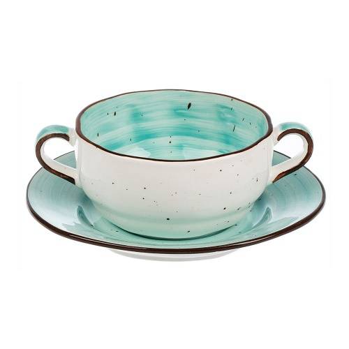 Бульонная пара с ручками 275мл фарфор Ocean Fusion P.L.  73024262 /1/