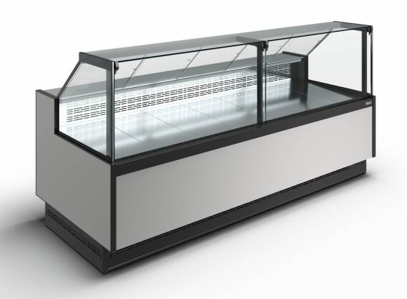 Витрина универсальная Полюс Bavaria 4 GC110 SV 2,5-1 (с боковинами) (версия 2.0) 9006-9005