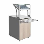 Прилавок для приборов и подносов Luxstahl ПП (С)-600