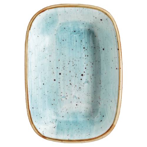 Блюдо прямоугольное 17х11,5см фарфор Gourmet Aura Aqua Bonna /12/ AAQ GRM 17 DKY