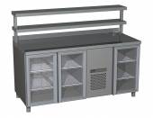 Стол холодильный Carboma T70 M3-1-G 9006 (3GNG/NT 111) Стол холодильный Carboma T70 M3-1-G 9006 (3GNG/NT 111)
