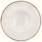 Тарелка для пасты 28см фарфор Banquet Retro Bonna E100BNC28CK коричневый край b