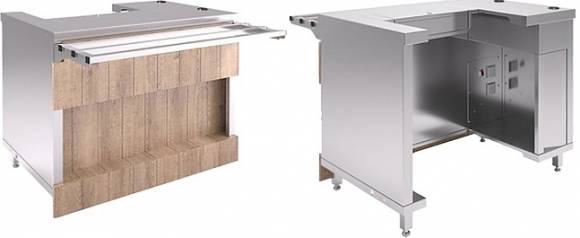 Прилавок кассовый RT1AL Refettorio Capital ЧТТ исполнение левое