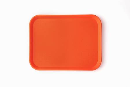 Поднос прямоугольный 34,5х26,5см оранжевый Мастергласс MG 1734 /10/