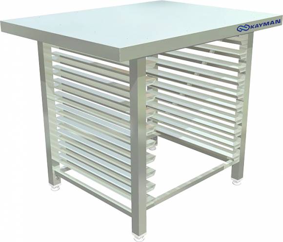 Подставка с 10-ю направляющими для пароконвектомата Kayman ПКУ-1 Подставка с 10-ю направляющими для пароконвектомата Kayman ПКУ-1