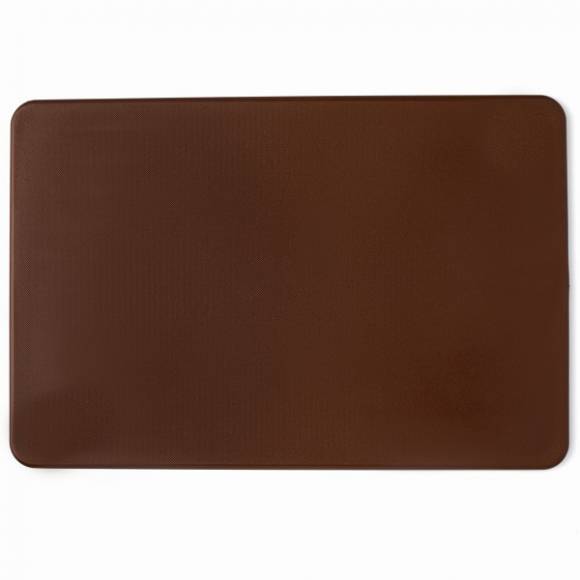 Доска разделочная 450x300x11мм. п/п коричневая поверхность шагрень MGprof 1710