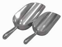 Совок для льда и сыпучих продуктов 370 мл,алюминий, P.L. - BarWare JQ-AL087