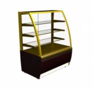 Витрина кондитерская Kayman K-ВК-1300 ЛЮКС БРОНЗА