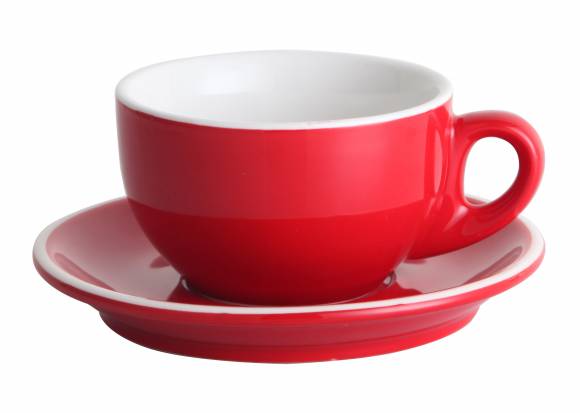 Чайная пара 280 мл красная Barista  P.L. 10620/8928 /4/