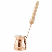 Турка Миссис 130мл медь D=4.5/5.5, H=6.5, L=18см ручка дерево CH 112  04140307