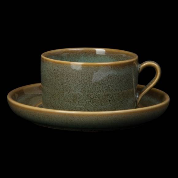 Чайная пара 320мл Corone Primavera зеленая фк1762