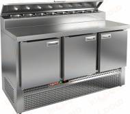 Стол холодильный для пиццы Hicold PZE2-111/GN (1/6) агрегат внизу Стол холодильный для пиццы Hicold PZE2-111/GN (1/6) агрегат внизу