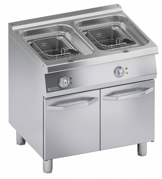 Фритюрница 700 серии Veroterm VT2FGE1010 напольная 10+10 литров Фритюрница 700 серии Veroterm VT2FGE1010 напольная 10+10 литров