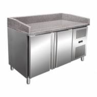 Стол холодильный для пиццы 2-дверный COOLEQ PZ2600TN столешница гранит Стол холодильный для пиццы 2-дверный COOLEQ PZ2600TN столешница гранит
