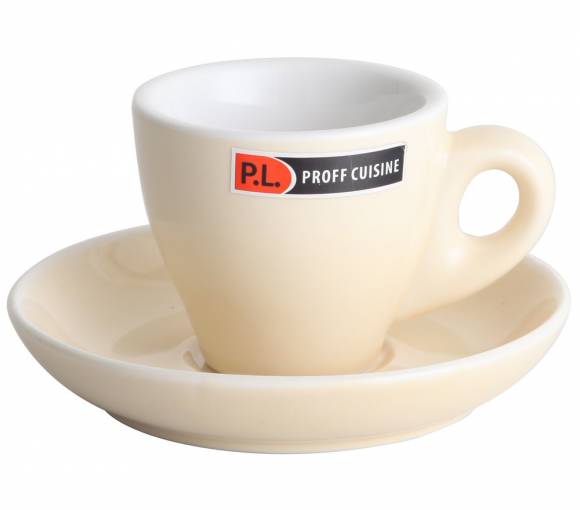 Кофейная пара 80мл бежевая Barista P.L. 10616/10617 /6/ Кофейная пара 80мл бежевая Barista P.L. 10616/10617 /6/