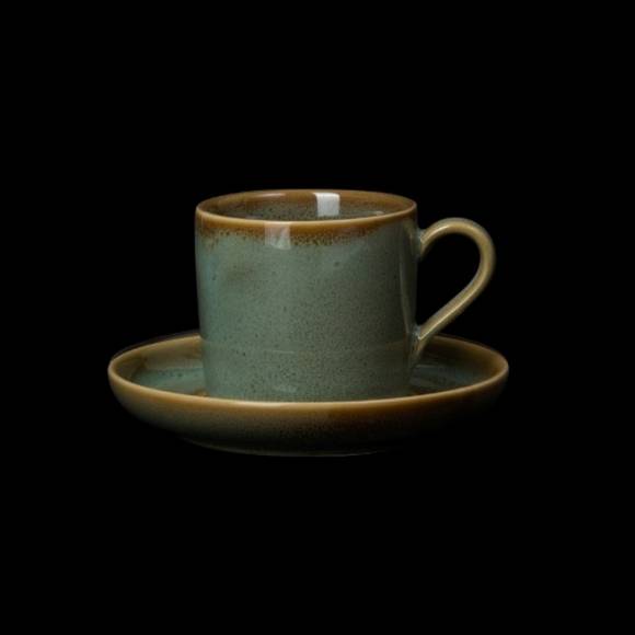 Кофейная пара 115мл Corone Primavera зеленая фк1759