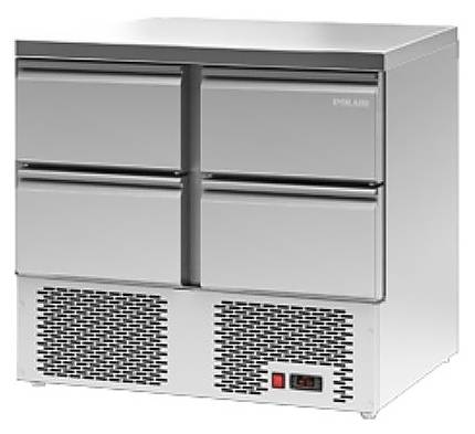 Стол морозильный Polair TBi2GN-22-G 4 ящика без борта с нижним агрегатом Стол морозильный Polair TBi2GN-22-G 4 ящика без борта с нижним агрегатом