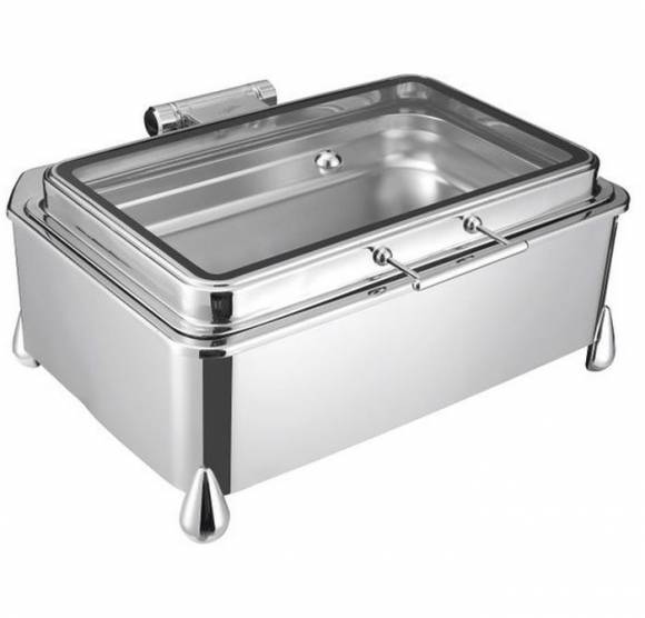 Мармит прямоугольный со стеклянной крышкой 12л, 69x48x37см, Maco Jade JD/0/1/12/DP