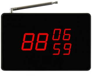 iBells-108 табло вызова на три группы двузначных чисел, цвет черный