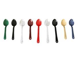 Ложка гарнирная перфорированная 28см Maco P-015-BL черная Ложка гарнирная перфорированная 28см Maco P-015-BL черная