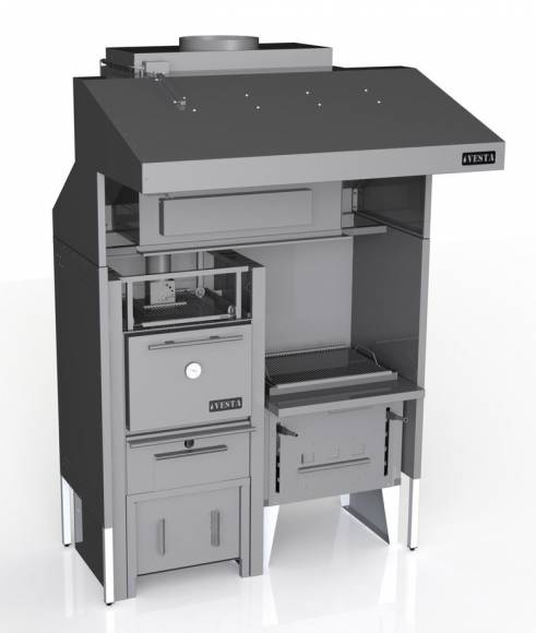 Комплекс Vesta 22. K2-М25-V1 (K2, печь-мангал М25, мангал Vega 1) Комплекс Vesta 22. K2-М25-V1 (K2, печь-мангал М25, мангал Vega 1)