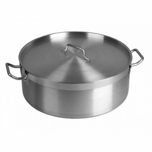 Кастрюля низкая нерж. 35л MGSteel 72815 (d=50см h=18см) Кастрюля низкая нерж. 35л MGSteel 72815 (d=50см h=18см)