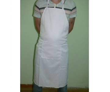 Фартук повара с грудкой белый Мастергласс 31543