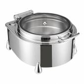 Мармит круглый со стеклянной крышкой 6,5л, 41x46x22см,Maco Jade JD/0/0/6.5/DP