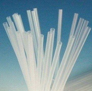 Трубочка для коктейля 0,5*14см прозрачная прямая 400шт/уп КОРОТКАЯ 